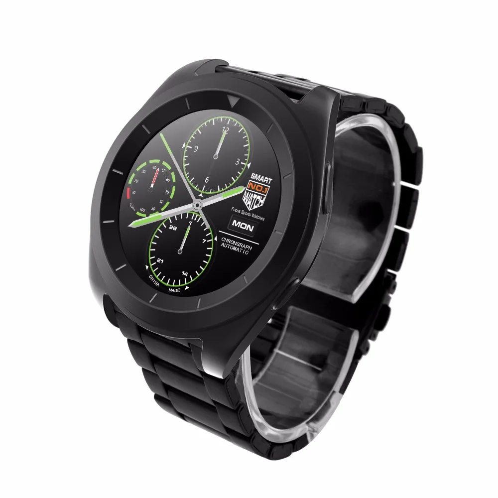 

Hot NO.1 G6 Bluetooth 4.0 MTK2502 Smart Watch With Metal Case Heart Rate Monitor Sports Fiteness 380mAh for Android iOS
