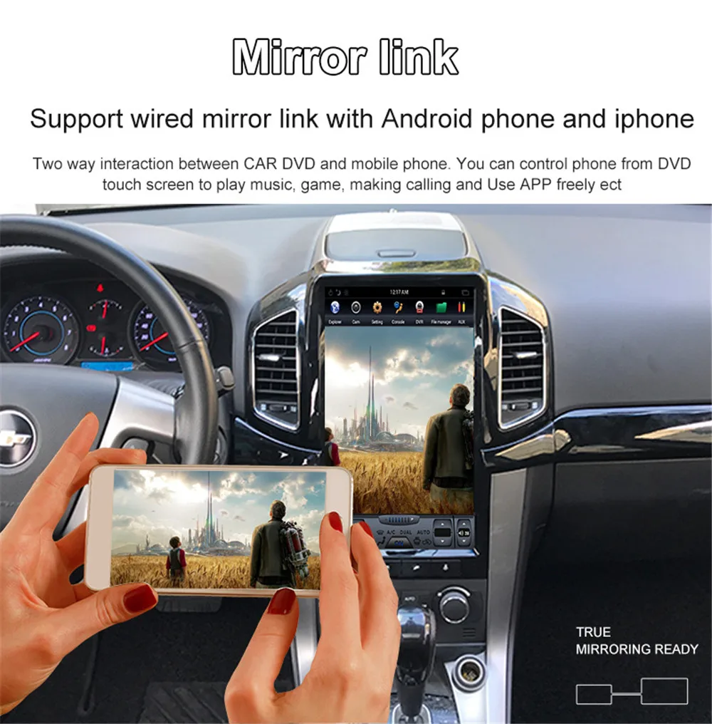 Android 6,0 Tesla стиль dvd-плеер автомобиля gps навигация для Chevrolet Captiva 2013 головное устройство Мультимедиа Радио