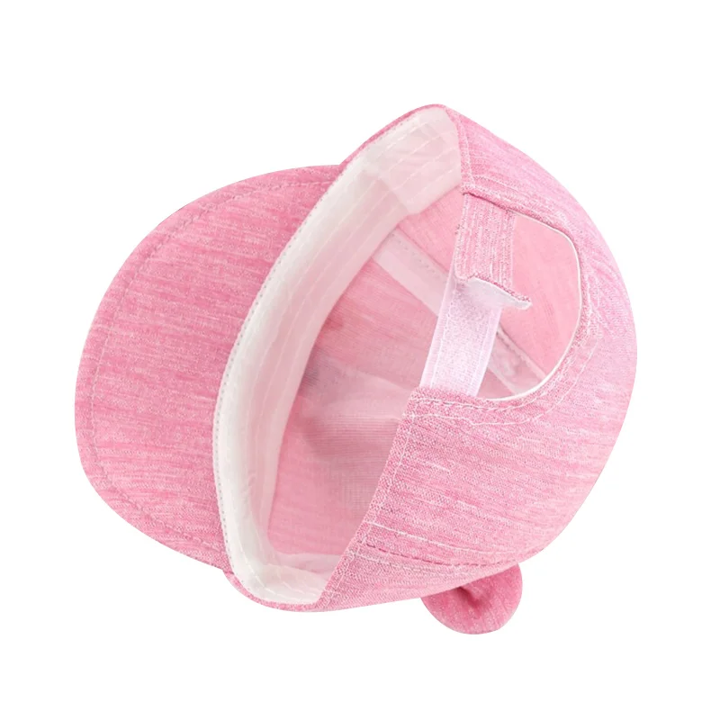 Casual Cotton Baby Cap For Girls Thin Spring Summer Baby Sun Cap Cartoon Bear Ears Newborn Boys Hat Fashion Baby Girls Clothing (5)