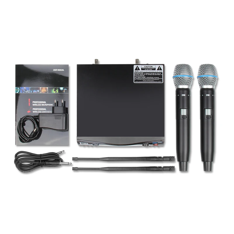 XTUGA SKM2000 UHF Wireless Microphones with Screen
