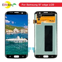 1 шт. 5,5 ''Супер AMOLED ЖК-дисплей Замена для samsung Galaxy S7 Edge G935 ЖК-экран с дигитайзером в сборе