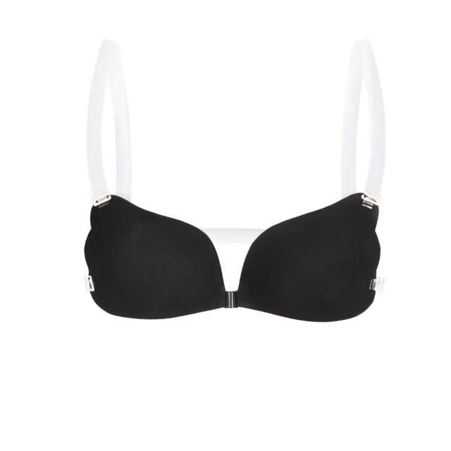 

2019 Self Adhesive Silicone Clear Strap Bra Sexy Reusable Adhesive Push Up Invisible Bras for Women