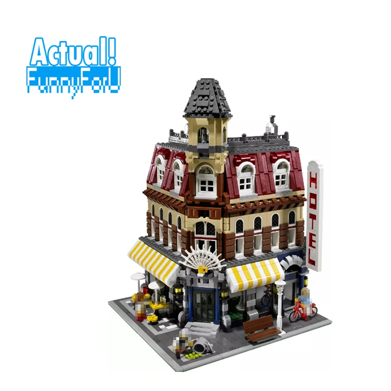 

LELE 30012 Cafe Corner Creator Architecture Building Blocks Bricks Toys DIY For Kids Model Compatible withINGly 10182