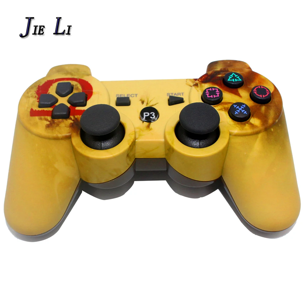 JIELI беспроводной Bluetooth Камуфляжный цветной контроллер для Sony PlayStation Dualshock 3 PS3