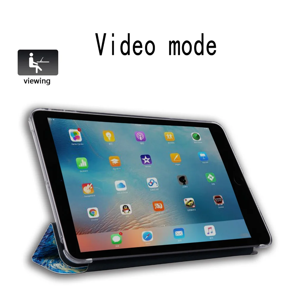 Модные Окрашенные Чехлы для Apple ipad mini 3 2 A1599 A1600 A1489 A1490 A1491 Fundas Smart case Capa|Чехлы