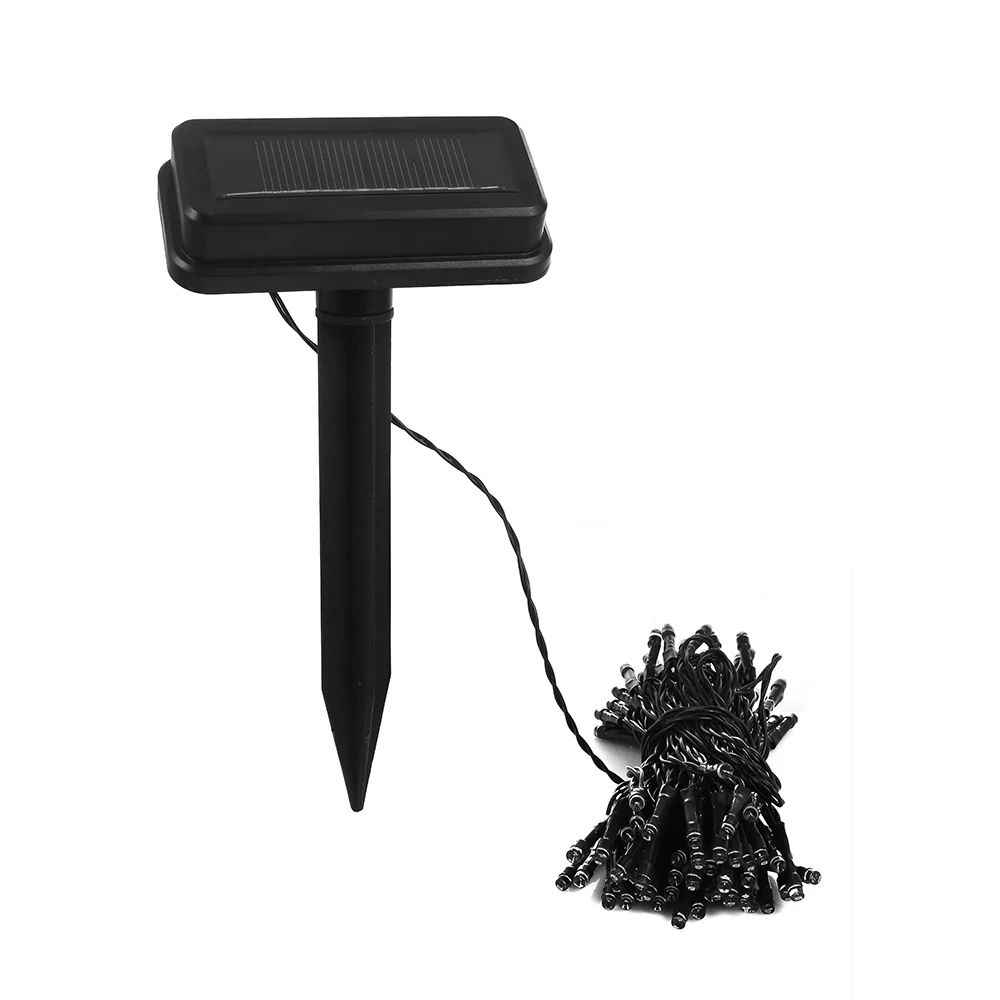 Solar Powered 12M 100 LEDs Light Strip Lighting Chains for Christmas