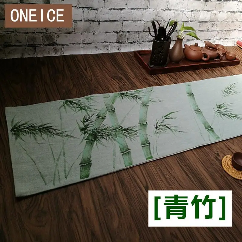 

Linen Table Cloth Flag Hand Painted Tea Mats Dry Tablecloths