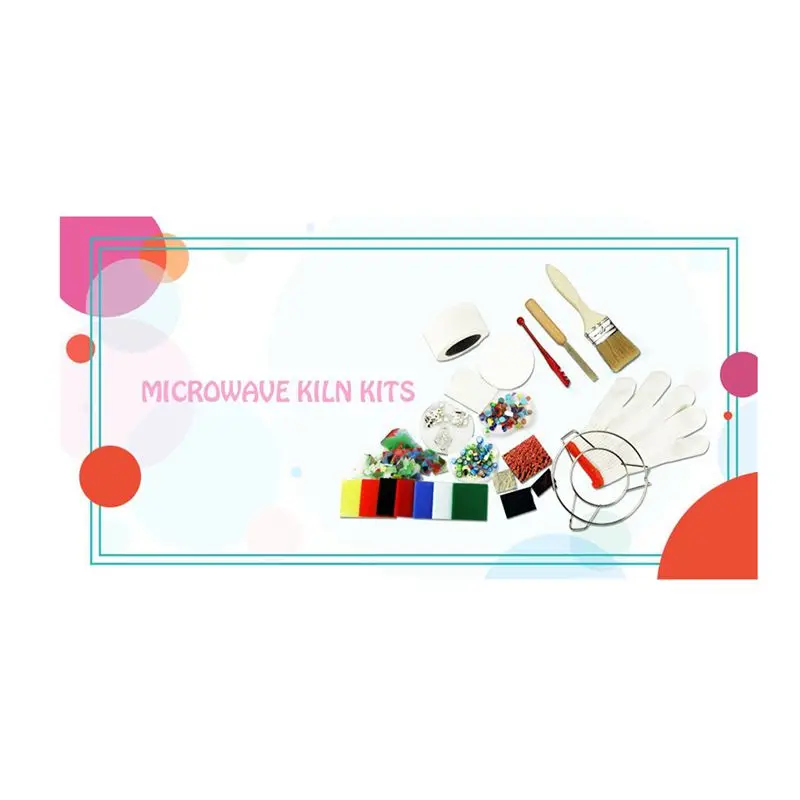 Microwave Kiln Kit Tool Set Stained Glass Fusing Supplies DIY Mixed Glass  Jewelry Kiln Tools Handicraft Accessories 28g/Set - AliExpress