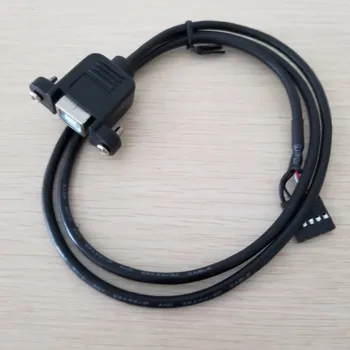 

Mainboard Internal 5Pin USB Female to USB2.0 B Female Dupont Data Cable Cord Panel Mount for Printer Motherboard PC DIY 50cm