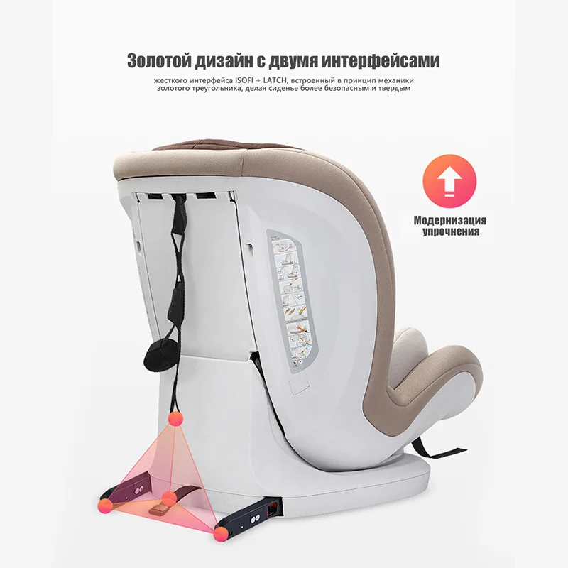 IMBABY улучшенные детские автокресла Детские для детей Isofix + защелка двойной разъем