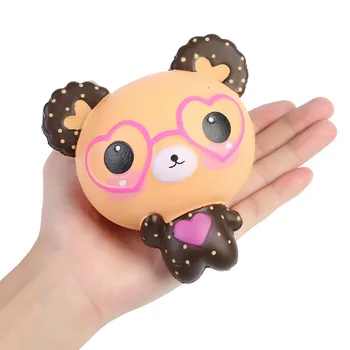 

Kawaii Jumbo Elastic Soft PU Squishy Slow Rising Anti-stress Kawaii Squishies Toy Funny Bear Squeeze Toys for kids adults