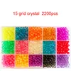 NEW 24 Colors DIY Water Spray Magic beads Hand Making beads 3D Puzzle Educational Toys For Children Kit Ball Game 4