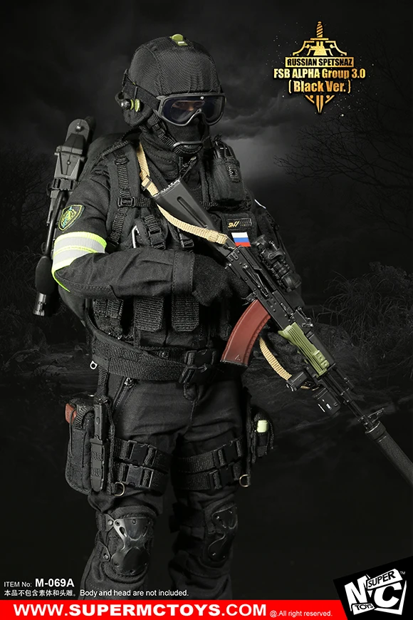 SuperMCTOYS M-069 1/6 русский спецназ FSB Alfa Group 3,0 Набор для 12 дюймовых фигурок DIY