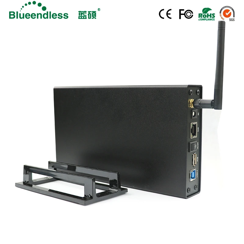 Goedkoop WIFI Antenne draadloze hdd wifi repeater Lezen 6 tb Capaciteit 3.5 sata usb 3.0 hdd wifi SSD harde case wifi hdd met NAS Functie