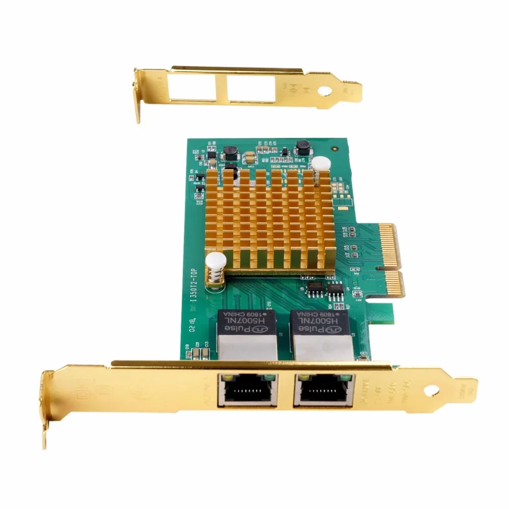  ORICO 2 Port PCIE zu Gigabit Netzwerk Adapter INTEL I350 Chip Unterstützung Boot Rom PCI-e X4 Bus K