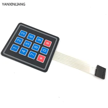 

5pcs NEW 12 Key Membrane Switch Keypad 4 x 3 Matrix Array Matrix keyboard