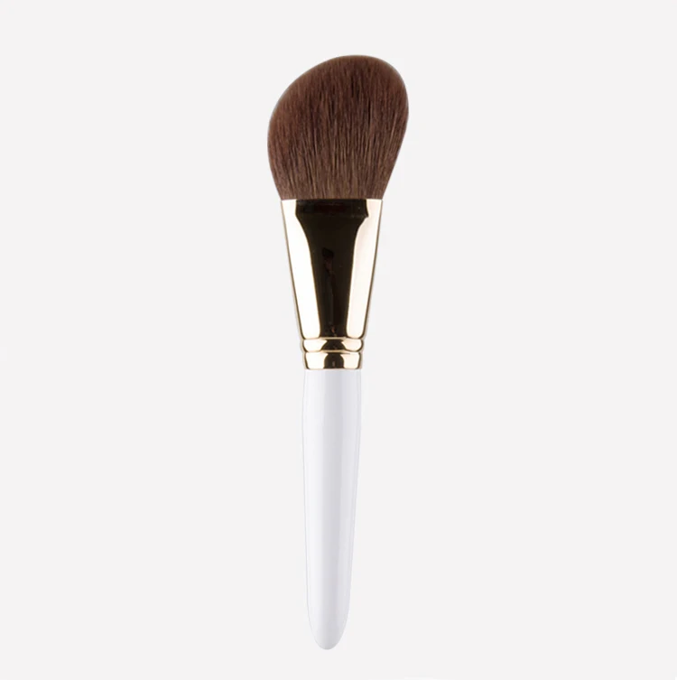 

ShouShouLang B301 Professional Makeup Brushes Goat Hair Angle Powder Brush White Handle Cosmetic Tool Make Up Sculpting Brush