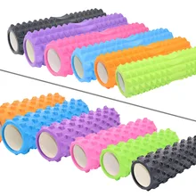 Поролоновая роликовая Колонка для йоги, блок для йоги, пилатеса, фитнеса, поезда, тренажерного зала, массажная сетка, триггер, точечная терапия, физио-спортивный Инструмент 45*14