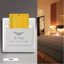 Энергосберегающий переключатель гостиницы произвольная карточная вставка для питания двух линий без задержки времени 220 В 4400 Вт 20А розетка питания