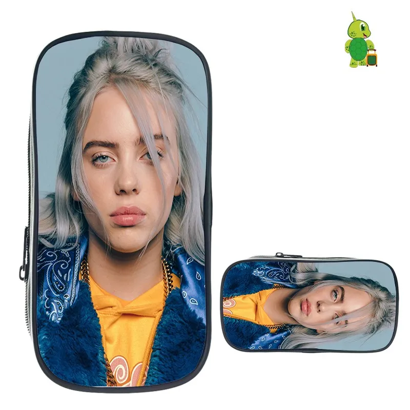 29 Модные карандашные сумки Billie Eilish, косметички для мальчиков и девочек-подростков, школьные принадлежности, канцелярские принадлежности, сумка для хранения, сумка для макияжа в стиле хип-хоп - Цвет: 29