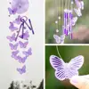 Butterfly Wind Chime Bell Lucky Garden Hanging Decoration Ornament Gift Home Decoration Fashion 1