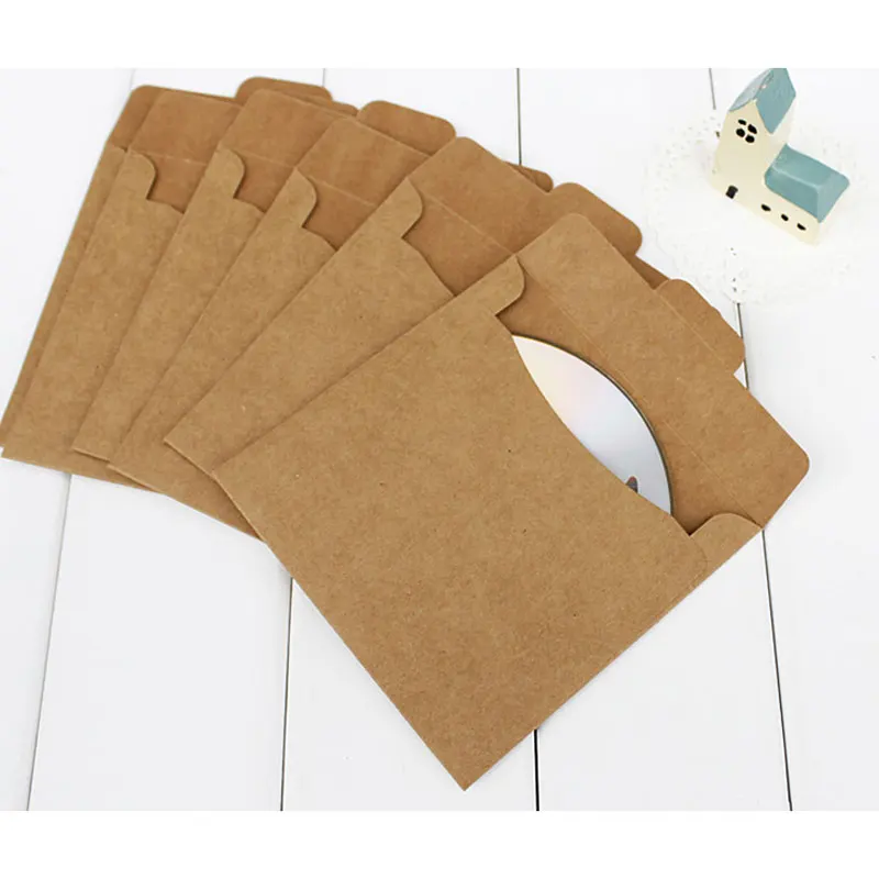 

New CD Case 5PCS/lot CD Packaging Paper Bag DVD Wedding for Photography Bag Can Storage 1 Discs