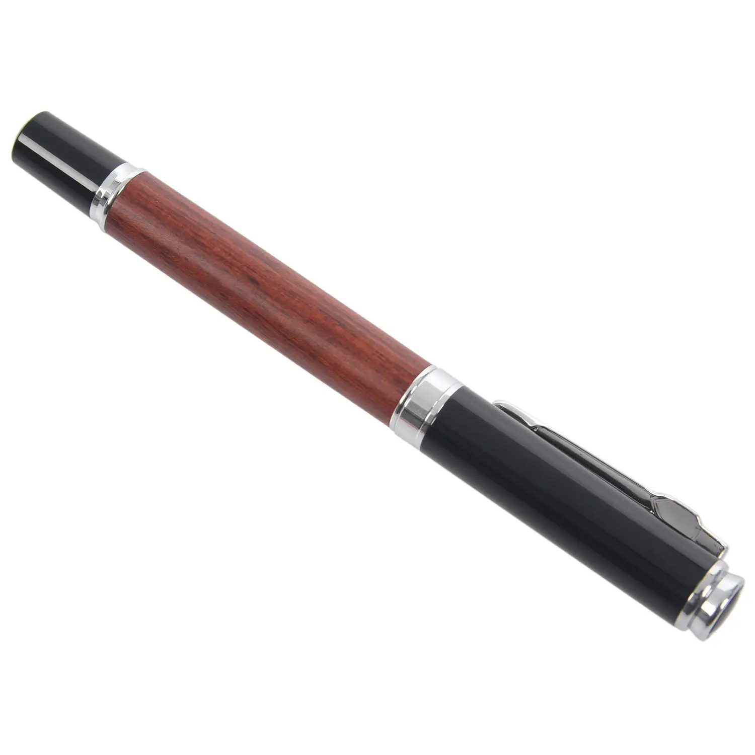 Jinhao 8802 древесный Средний Перьевая ручка-красный+ черный
