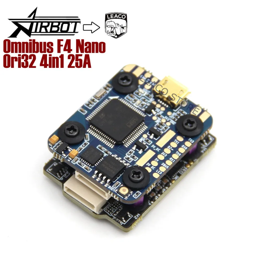 Оригинальный Контроллер полета Airbot Omnibus F4 Nano с фильтром LC и рамой квадрокоптера
