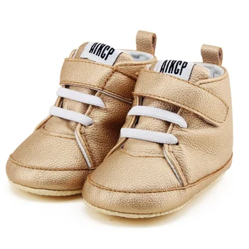 

3 Colors Toddler Shoes First Walker Pu Leather Autumn Winter Fashion Baby Kids Boy Girl Soft Sole Canvas Sneaker 0-12Months j2