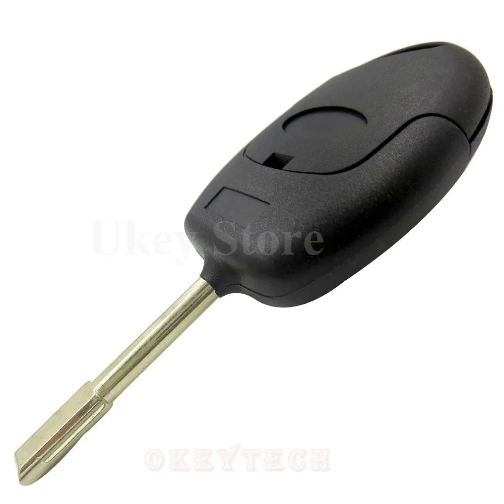 OkeyTech 3 Buttons Auto Replacement Remote Key Fob 433MHz 4D60 Chip For Ford Mondeo Focus Transit Full Complete Key Car Remotkey