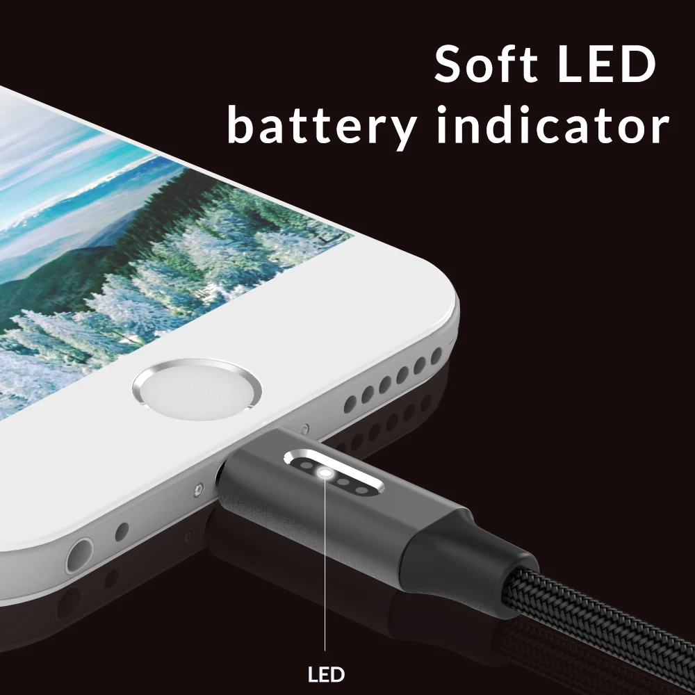 ORICO USB für Apple Kabel Für iPhone 6 6s 7 Denim USB Kabel Schnelle Ladegerät Datenkabel für Apple