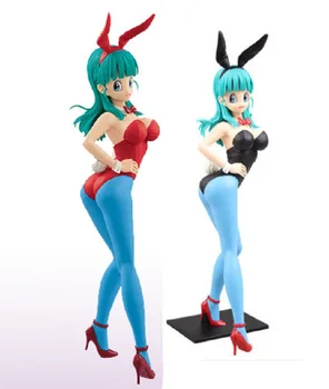 

20cm Anime Action Dragon Ball Z DBZ CII Figure Buruma Bulma Bunny Girl Ver Color Changeable In Different Temperatures PVC Doll