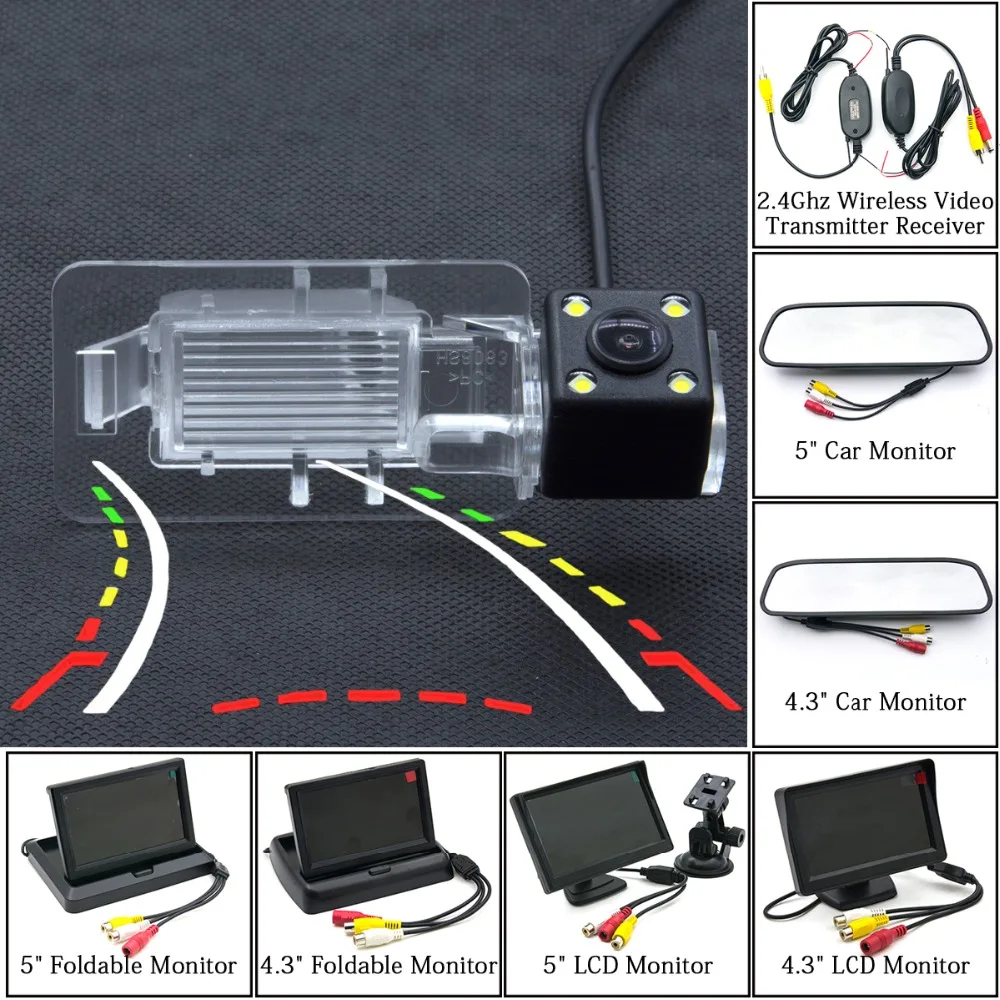 

HD Dynamic Trajectory Car Rear View Camera For GreatWall Great Wall Hover Haval H3 H5 H6 2008 2009 2010 Parking Wireless Monitor