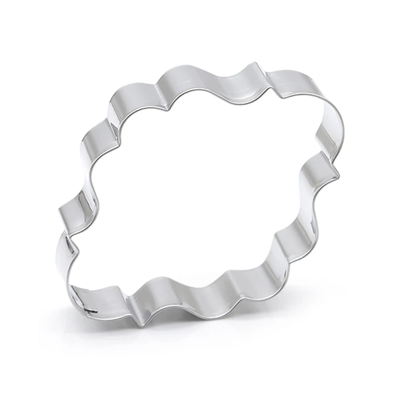 

Newly Cake Cookie Mould Cutter Stainless Steel DIY Frame Fondant Baking Mold Kitchen Tool TE889