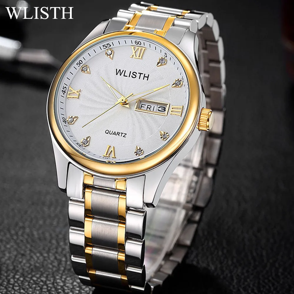 WLISTH Quartz Watches Men Top Luxury Brand Wrist Watches For Men Full