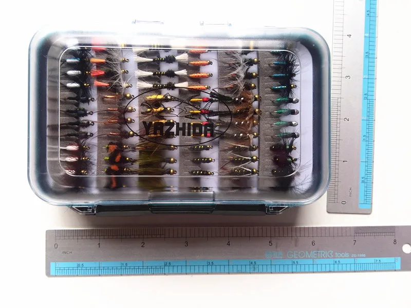 Free Shipping 144pcs/box dry and wet fly lures wit...