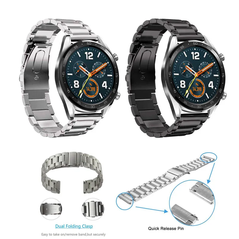

Stainless Steel Loop Replacement Watch Band Strap for HUAWEI Watch GT SD998