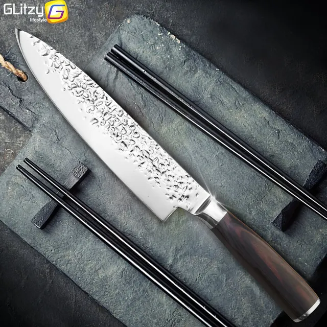 kitchen knife 8 inch professional japanese chef knives 7cr17 440c high carbon stainless steel meat santoku - Kitchen Knifes kitchen knife 8 inch professional japanese chef knives 7cr17 440c high carbon stainless steel meat santoku - Kitchen Knifes