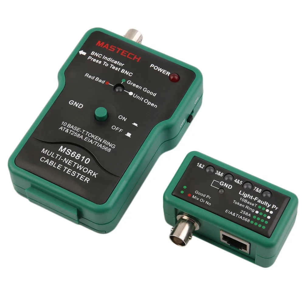 Hot Coaxial Cable BNC Network Wire Line Tester Detector Tracker MASTECH