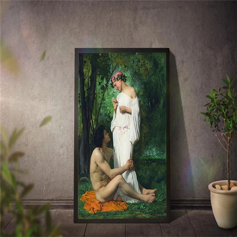 

European classical figure oil painting style wallpaper decoration painting mural