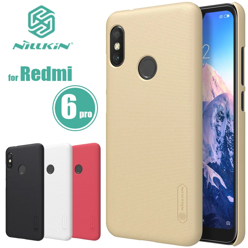 

Xiaomi Redmi 6 Pro Case Nillkin Super Frosted Case Redmi6 Hard PC Back Cover for Xiaomi Redmi 6 Pro 3S 3 Pro Nilkin Phone Case
