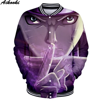 

Aikooki Fashion Anime Naruto 3D Jacket Men Women Winter Print Baseball Jackets 3D Naruto Jacket Sweatshirt Harajuku Men's Tops