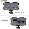 Comica AX1 Universal Microphone Audio Adapter Mixer Preamplifier with Stereo& Dual Mono inputs for Canon Nikon Camera Camcorders ► Photo 3/6