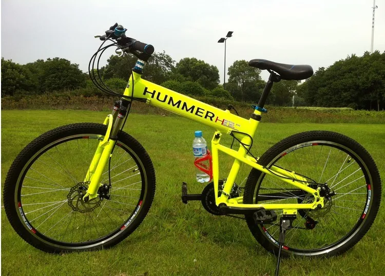 hummer mountain bike yellow