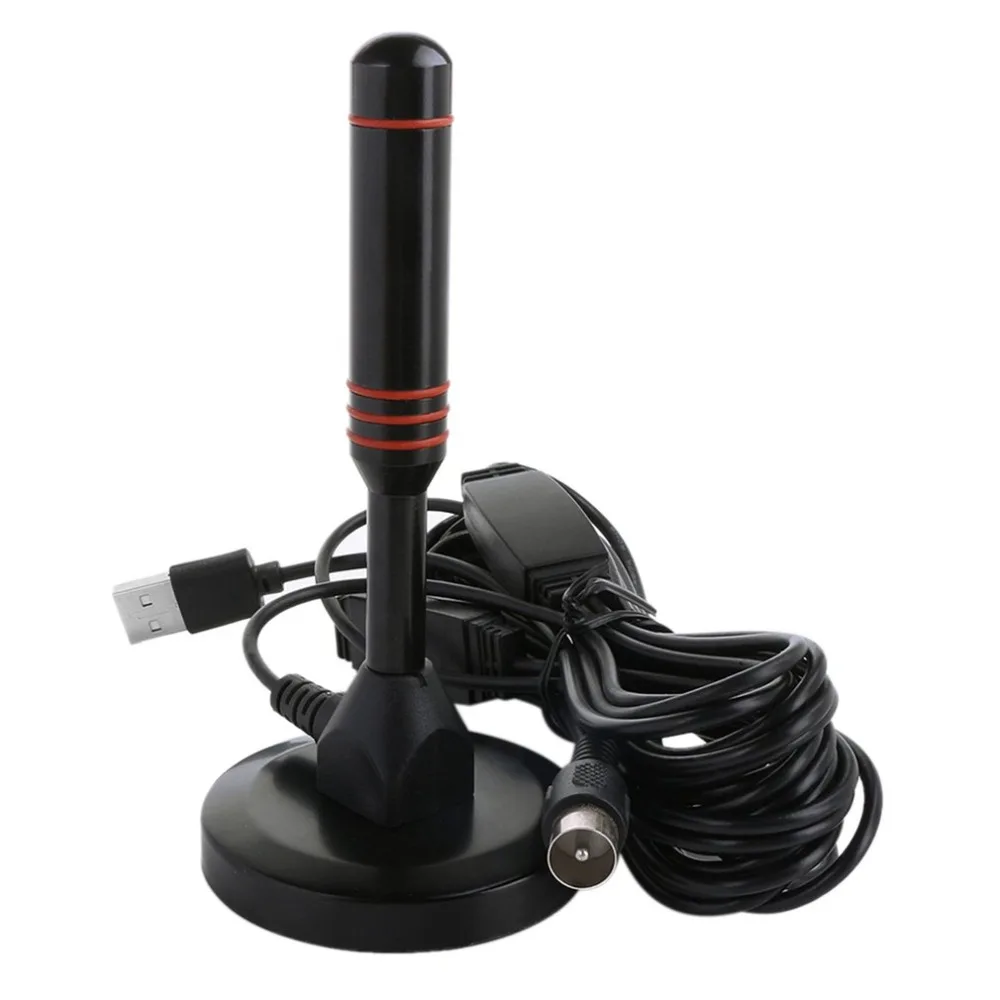 

Portable Size 25DB 1080P Antena Digital HDTV Antenna Indoor Signal Flat TV Antenna Receivers With USB TV Tuner