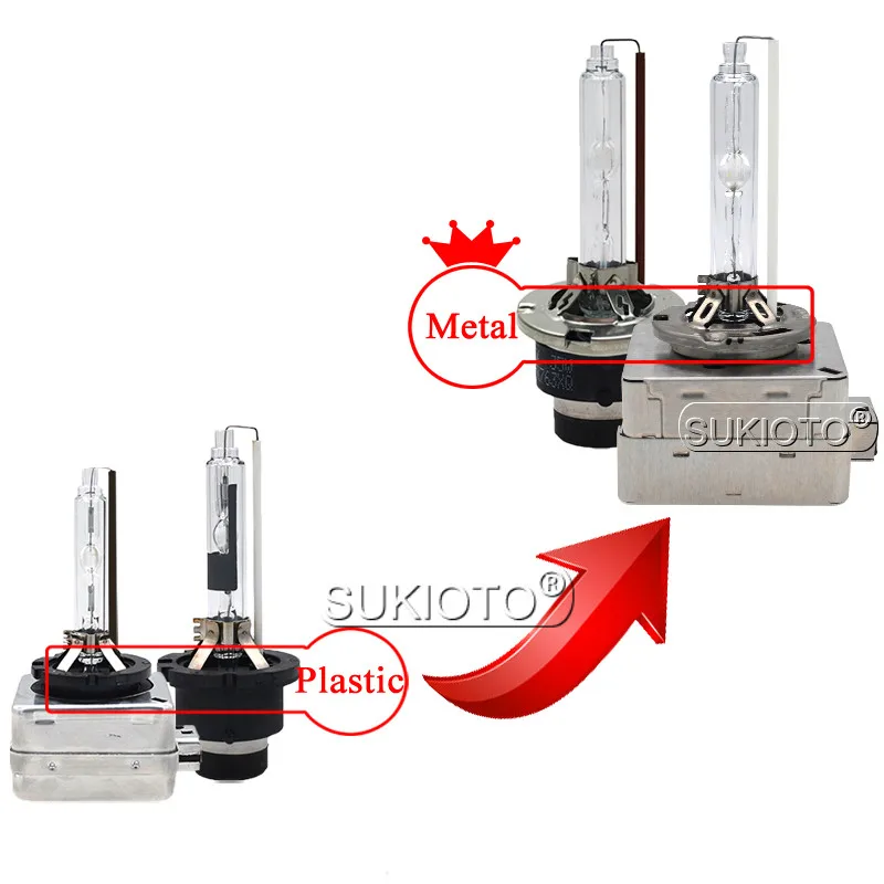SUKIOTO Original 35W 55W Xenon D1S HID xenon bulb 4300K D3S Xenon Metal D4S D2S 6000K 8000K D1S 5000K 10000K HID Xenon Lights (9)