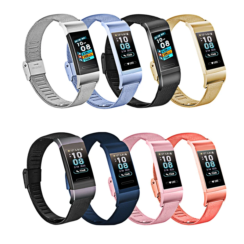YUEDAER металлический ремешок из нержавеющей стали для часов huawei Band 3 Band 3 Pro браслет Миланский магнитный ремешок для huawei Band 3 Pro