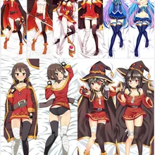 Японское аниме KonoSuba Божье благословение на этот чудесный мир! Megumin Dakimakura Чехлы обнимающие Тела Наволочки Чехол