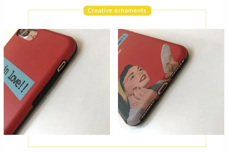 Love Red Silicone Phone Case For iPhone 7 7Plus 6 6Plus Cover Fundas Shell Phone Case For iPhone 6s 6 S Plus X XS XR Max Case  (11)