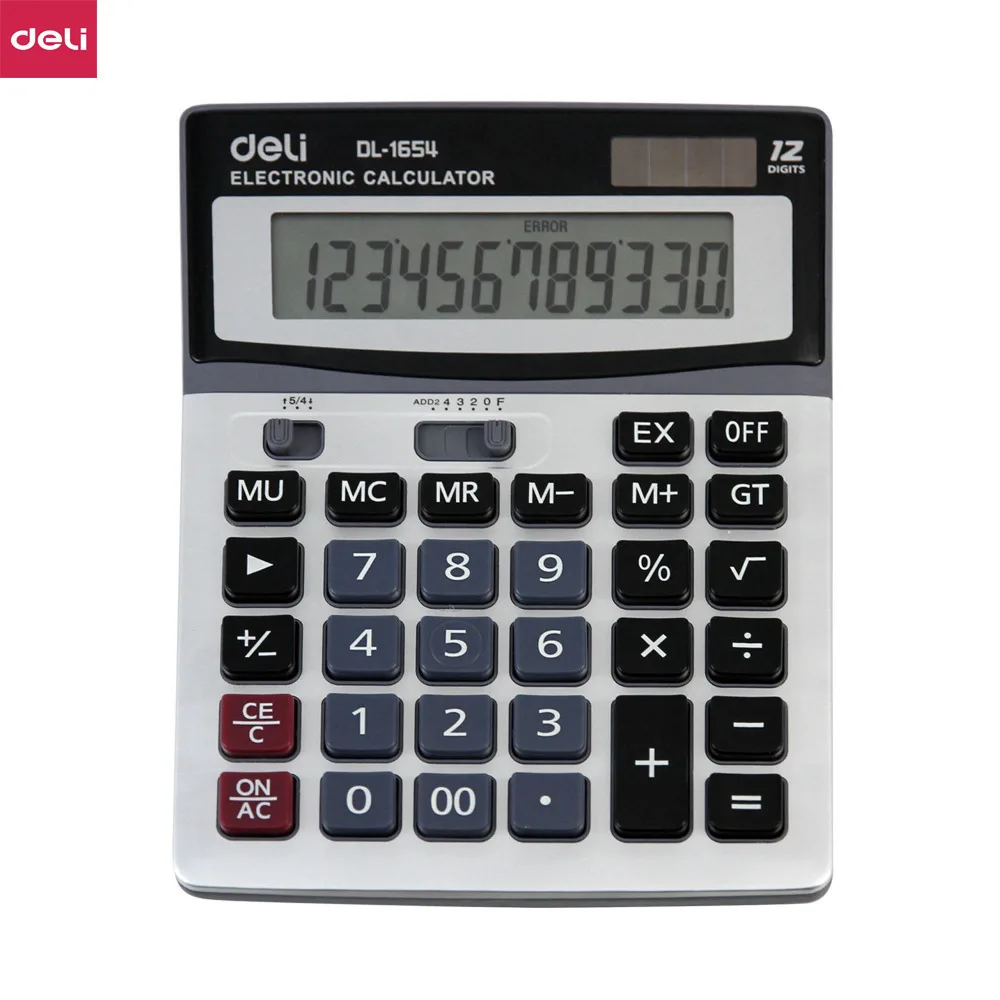 12 Digit Desk Calculator Jumbo Large Buttons Solar Desktop Battery Home Office 12 Digit Desk Calculator Jumbo Large Buttons Solar Desktop Battery Home Office